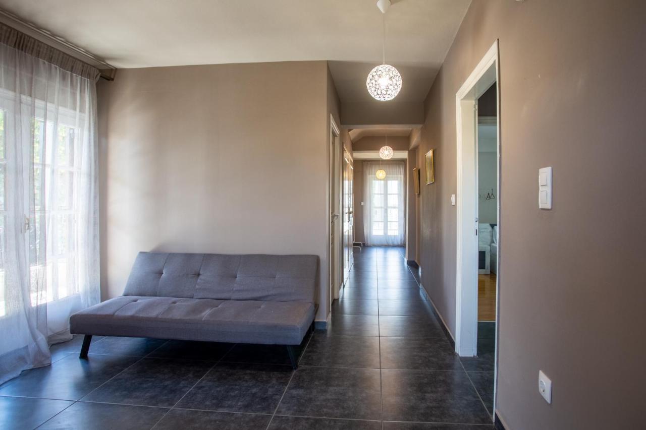 Τraditional Fully Detached Villa On A Luxurious Hillock Of Thessaloniki With Its Own Garden Also For Family & Wedding Gatherings For 10 To 25 People Only 15 Minutes From Airport Esterno foto